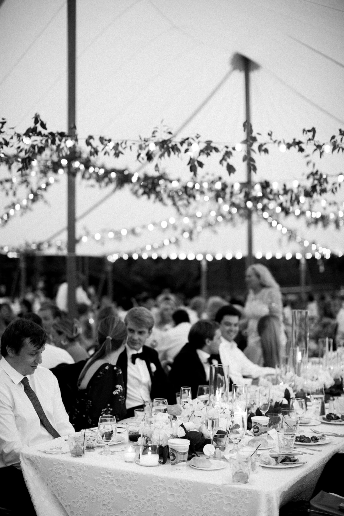 wedding reception b&w wedding photography Sewanee Inn