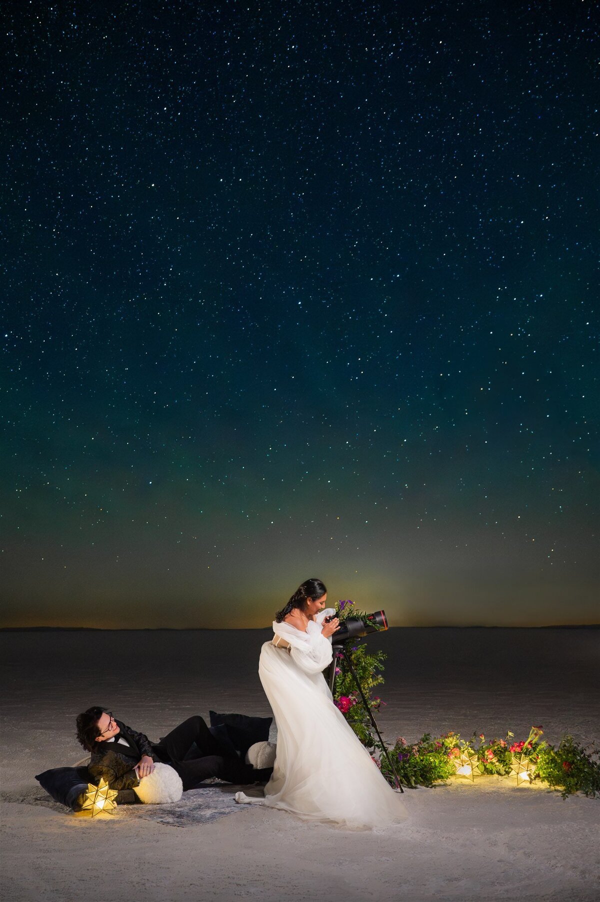Milky Way Wedding at the Bonneville Salt Flats_229