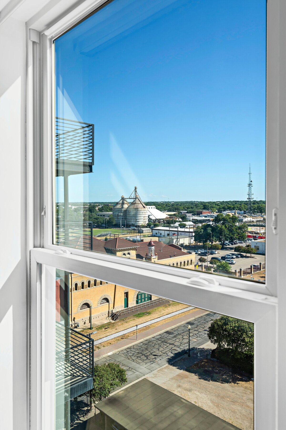 Amazing view from the top floor of the historic Behrens building in downtown Waco, TX