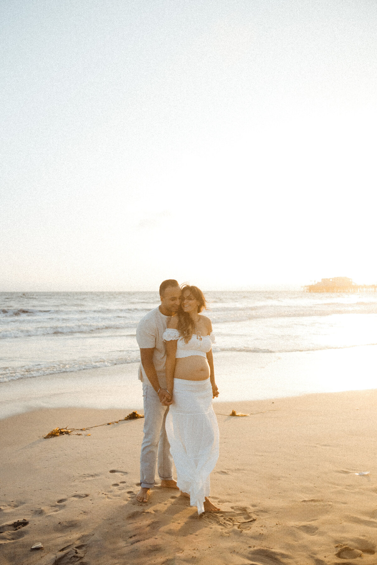 Santa Monica Beach Maternity Photography 40