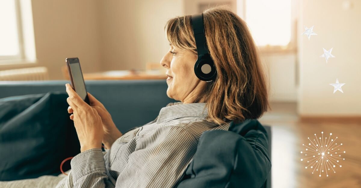 Headphone trim your tummy Facebook Ad