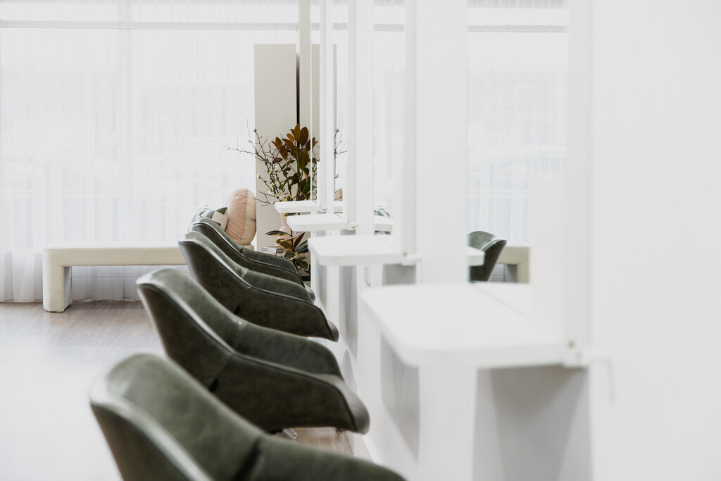 Green Salon Chairs in Geelong Hair Salon Salon May