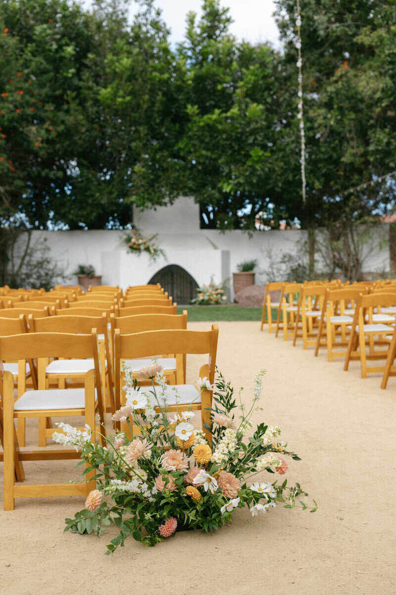 A wedding in San Clemente, California