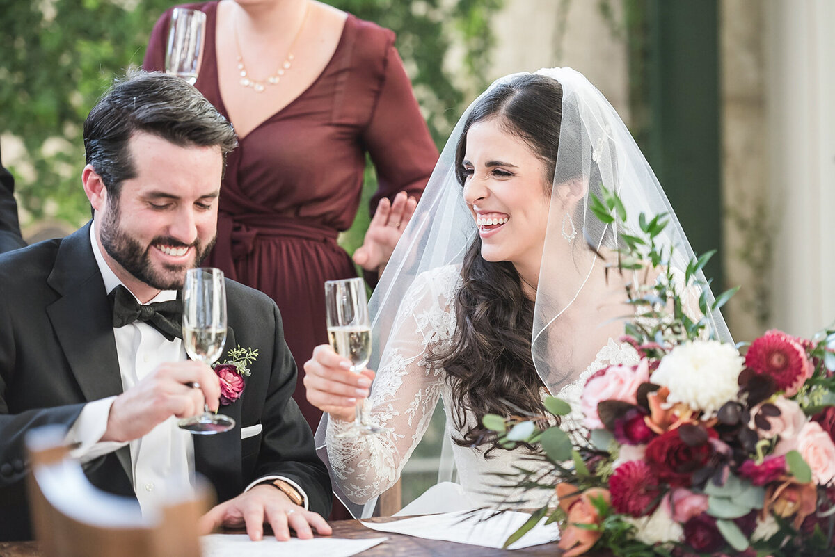An elegant black tie garden wedding at Planterra Conservatory in West Bloomfield Michigan provided by top rated Metro Detroit wedding photographer Kari Dawson14