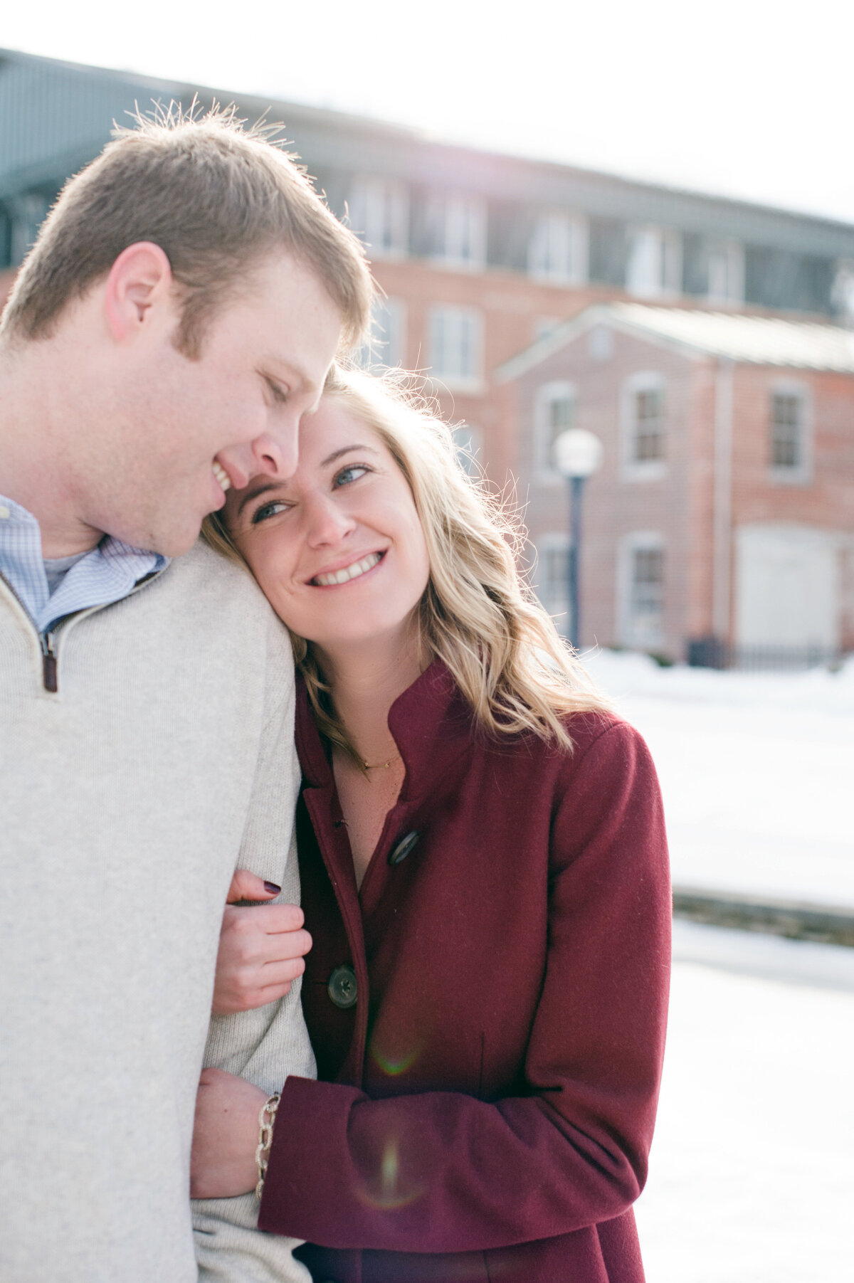 Snowy Frederick Engagement Session with Rachael and Ryan by The Hill Studios-27