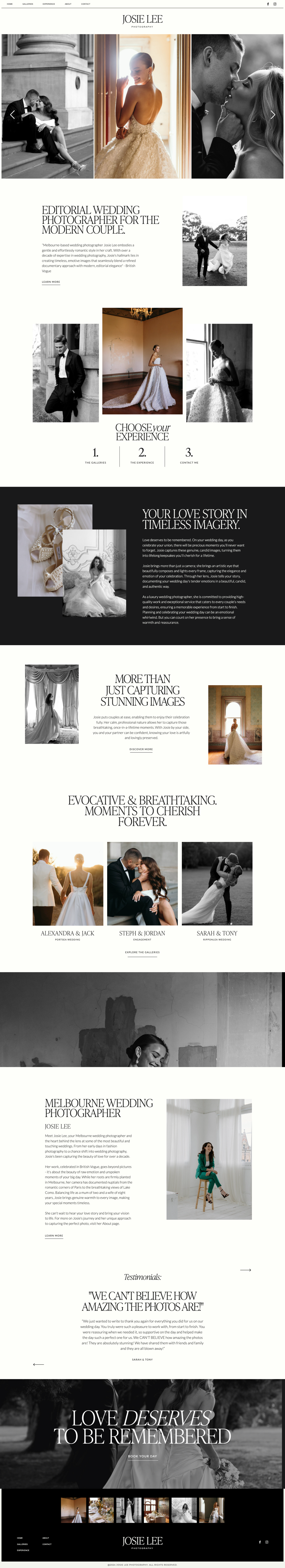 Josie Homepage