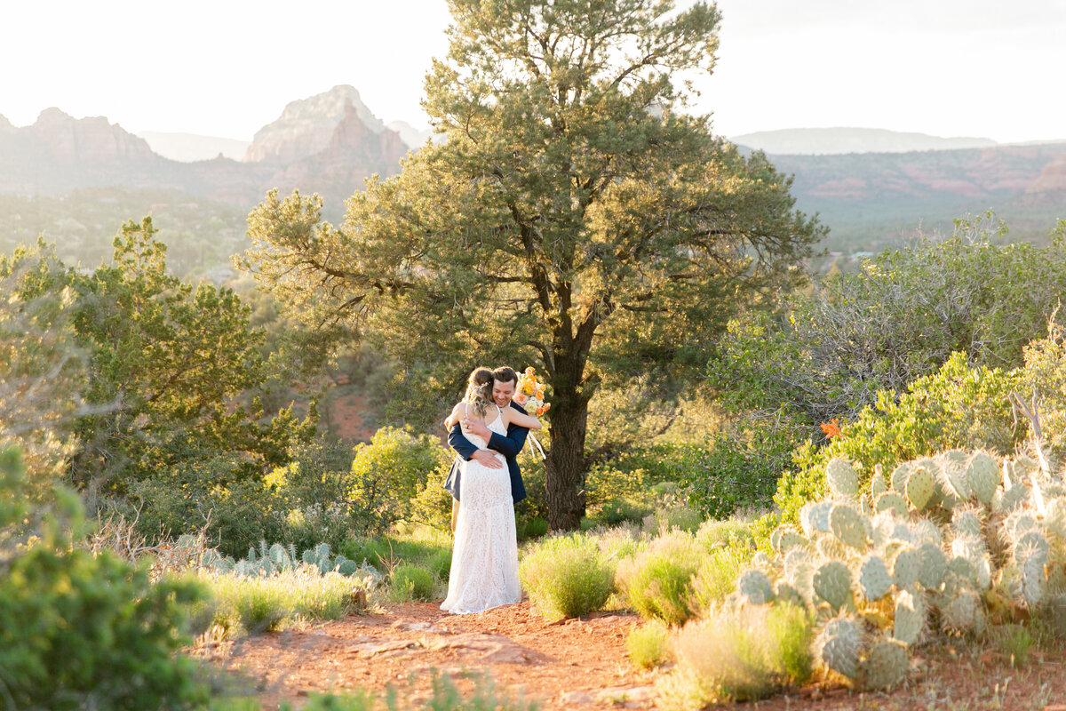 Karlie Colleen Photography - Sedona Arizona Elopement Wedding Photographer - Maxwell & Corynne-105