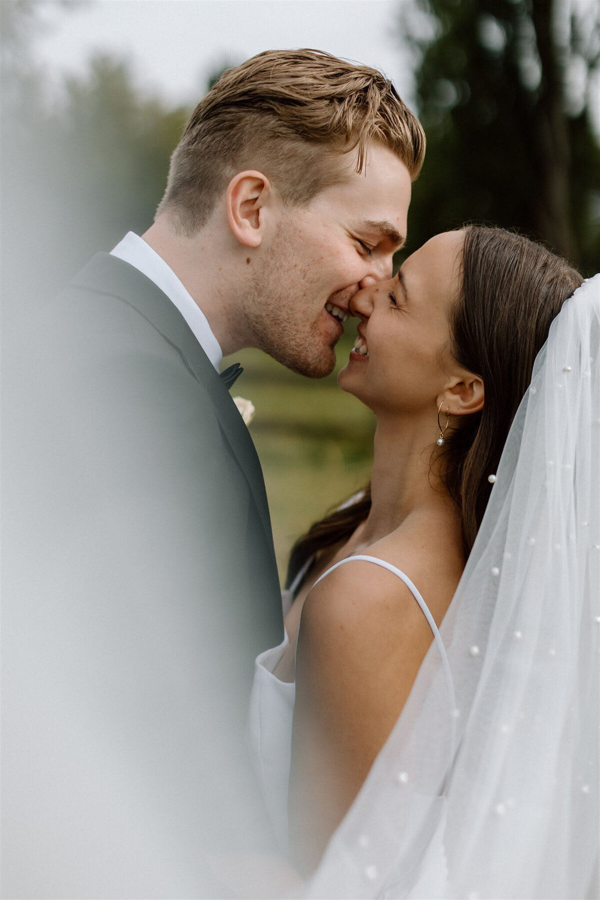 Gorgeous bride and groom portrait by Bronte Taylor Photography, a Vancouver-based photographer with a playful, genuine and intimate approach.