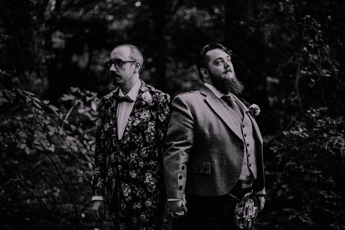 Alternative Wedding Photographer - LGBTQ+ Wedding Photographer - Gay Wedding - Burn Hall Hotel Wedding - York Wedding Photographer