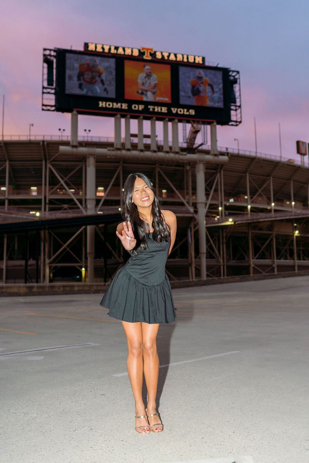 university of tennessee knoxville graduation photo g10 neyland stadium