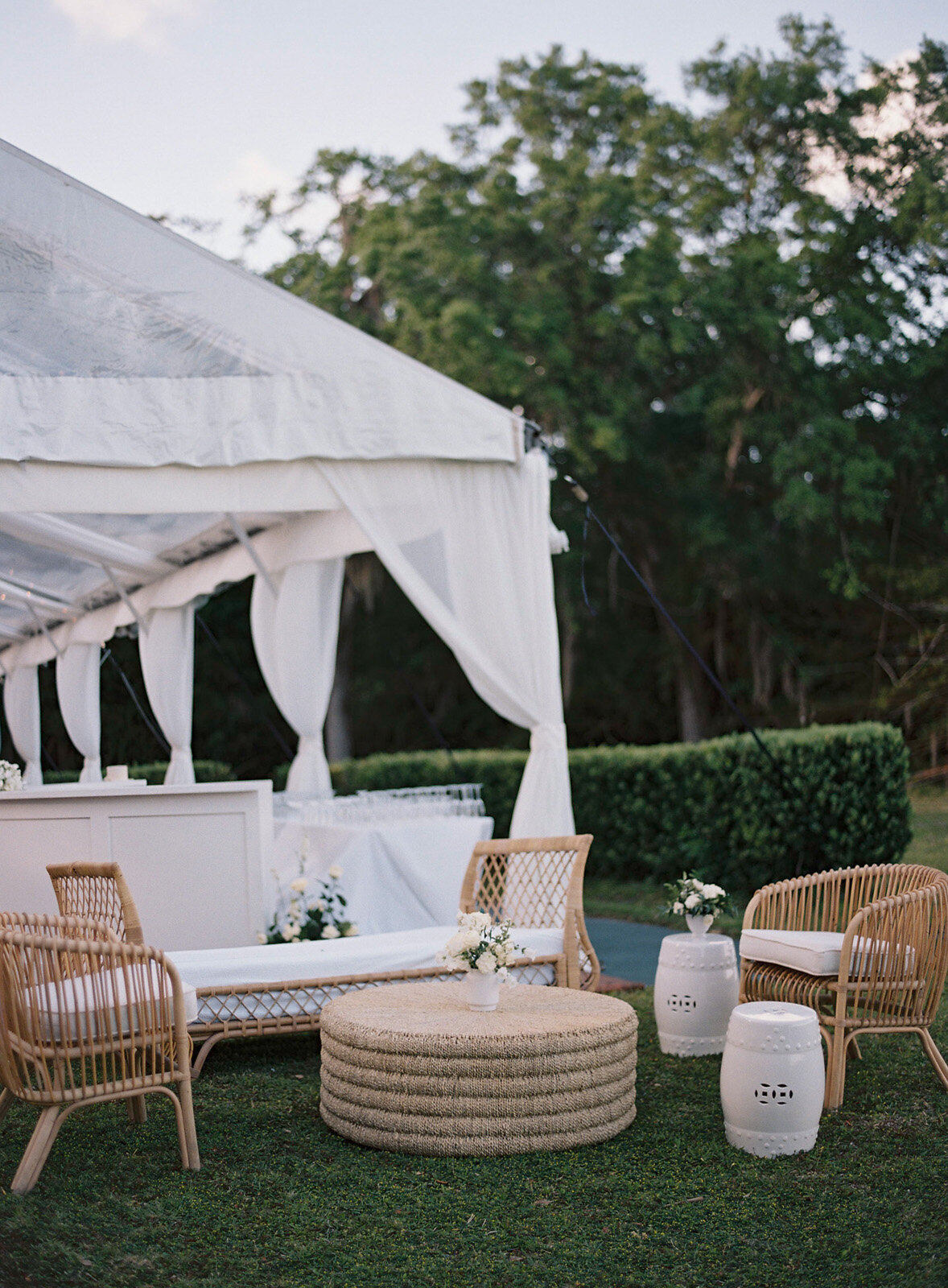 Luxury Southern Tented Wedding on Sea Island, GA-46