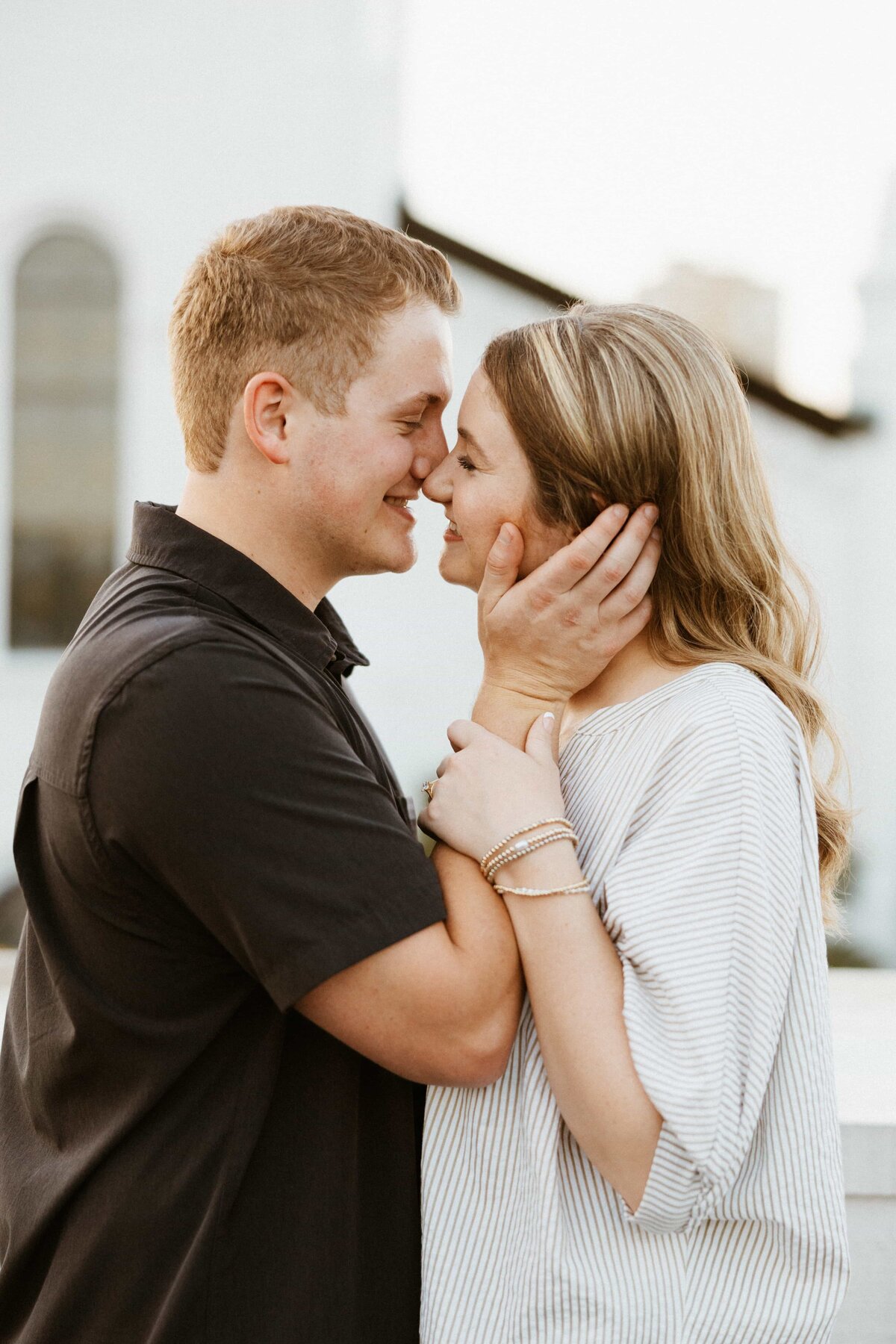 couple embracing