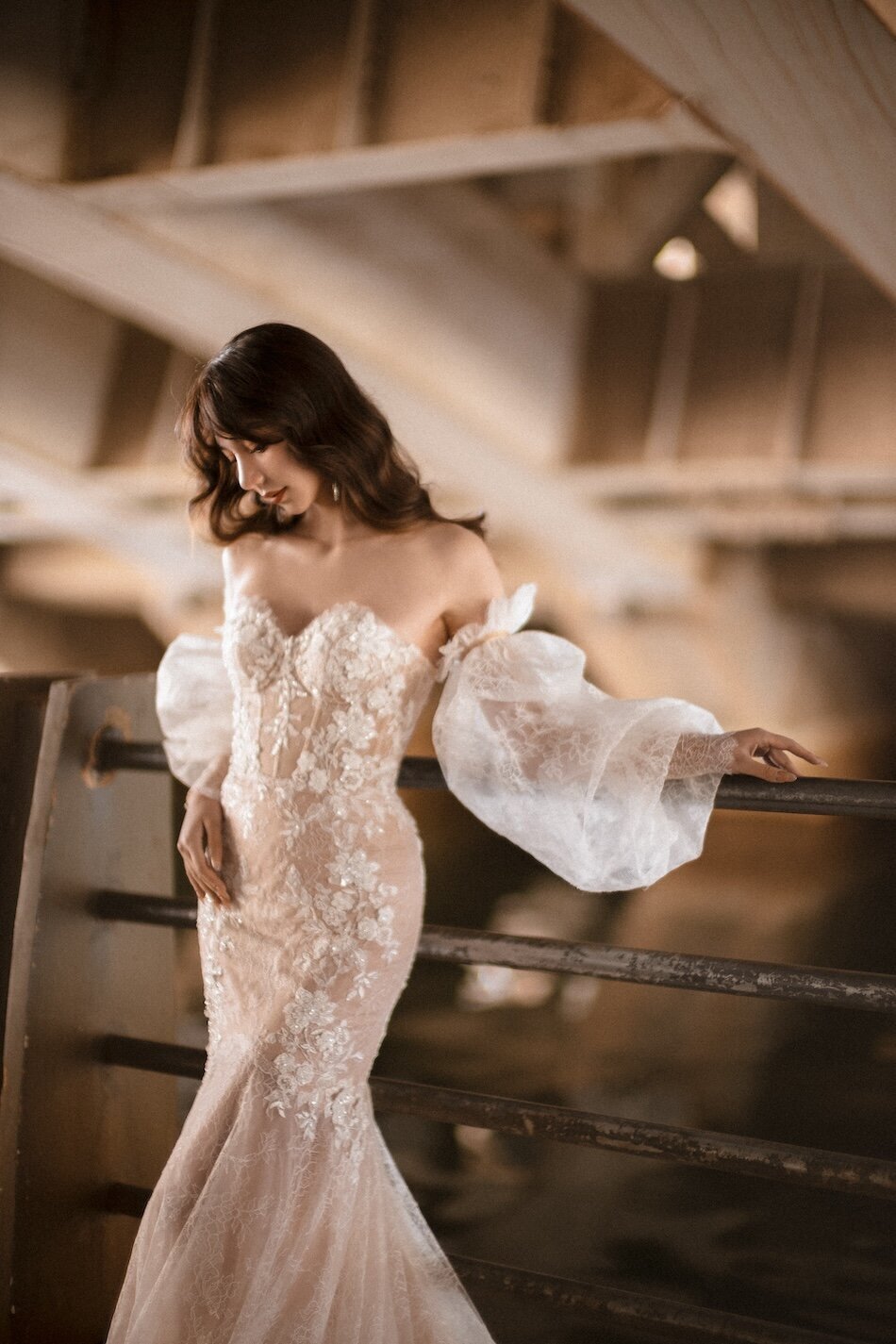 Destination wedding photoshoot, Ricca Sposa Couture dress.