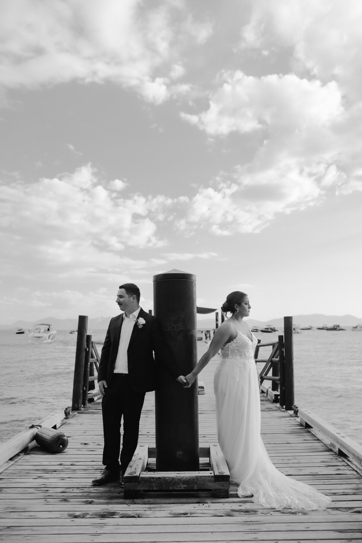 Lara + Andrew North Lake Tahoe Event Center Kings Beach California Katherine Krakowski Lake Tahoe Reno Photographer-21