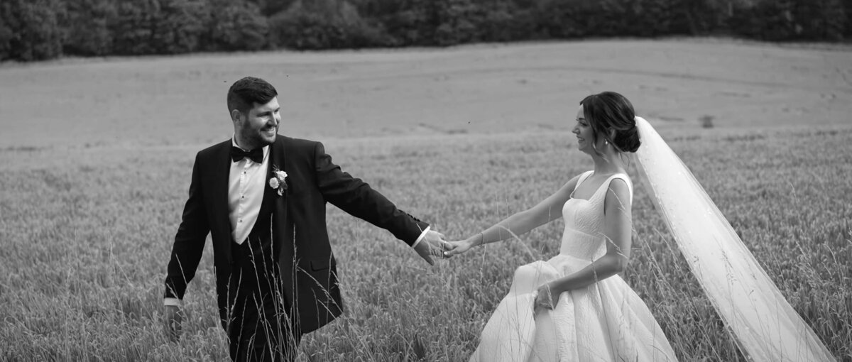 Cover for wedding film at Came House