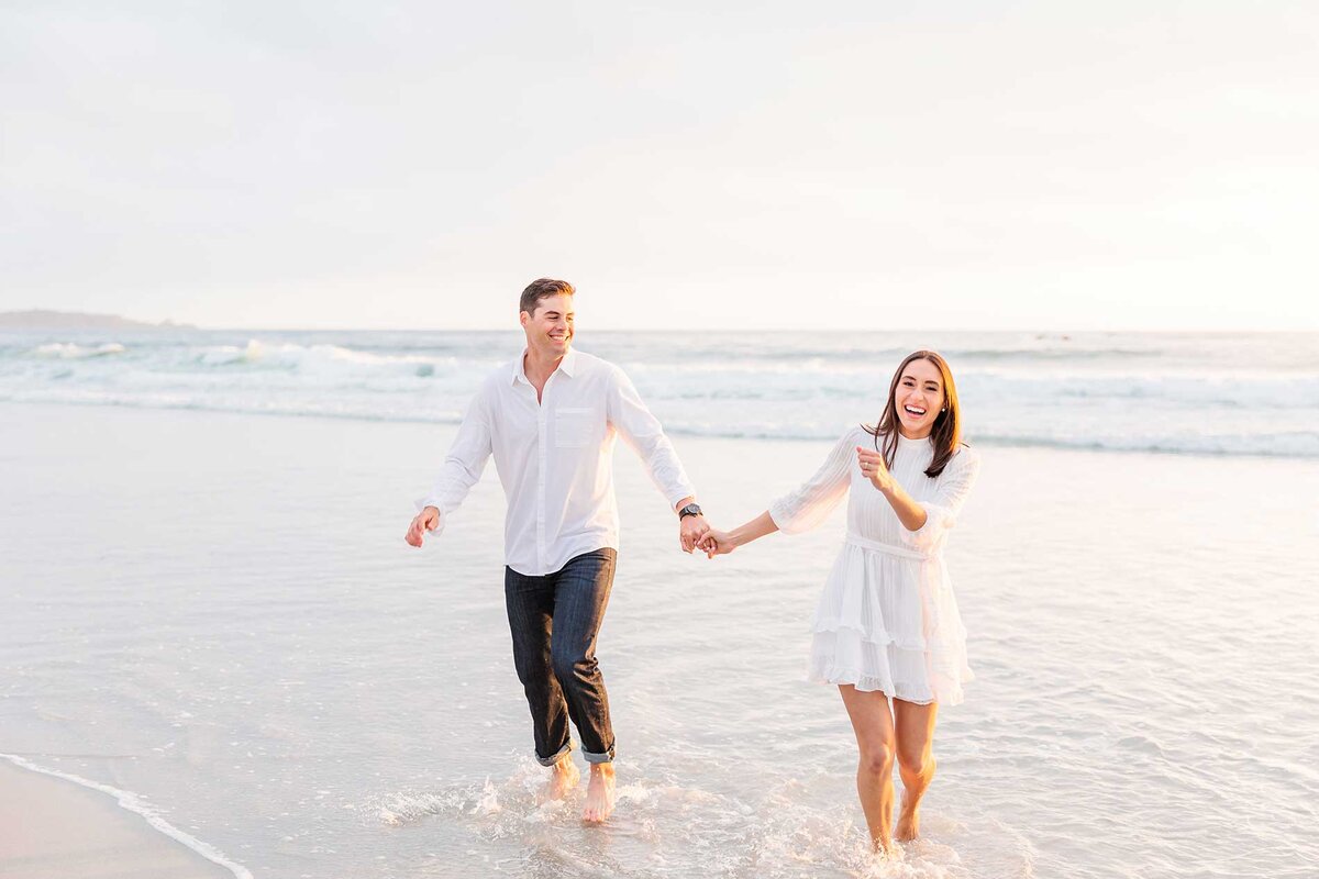 Carmel Beach Engagement Photo Shoot - Carmel Engagement and wedding photographer