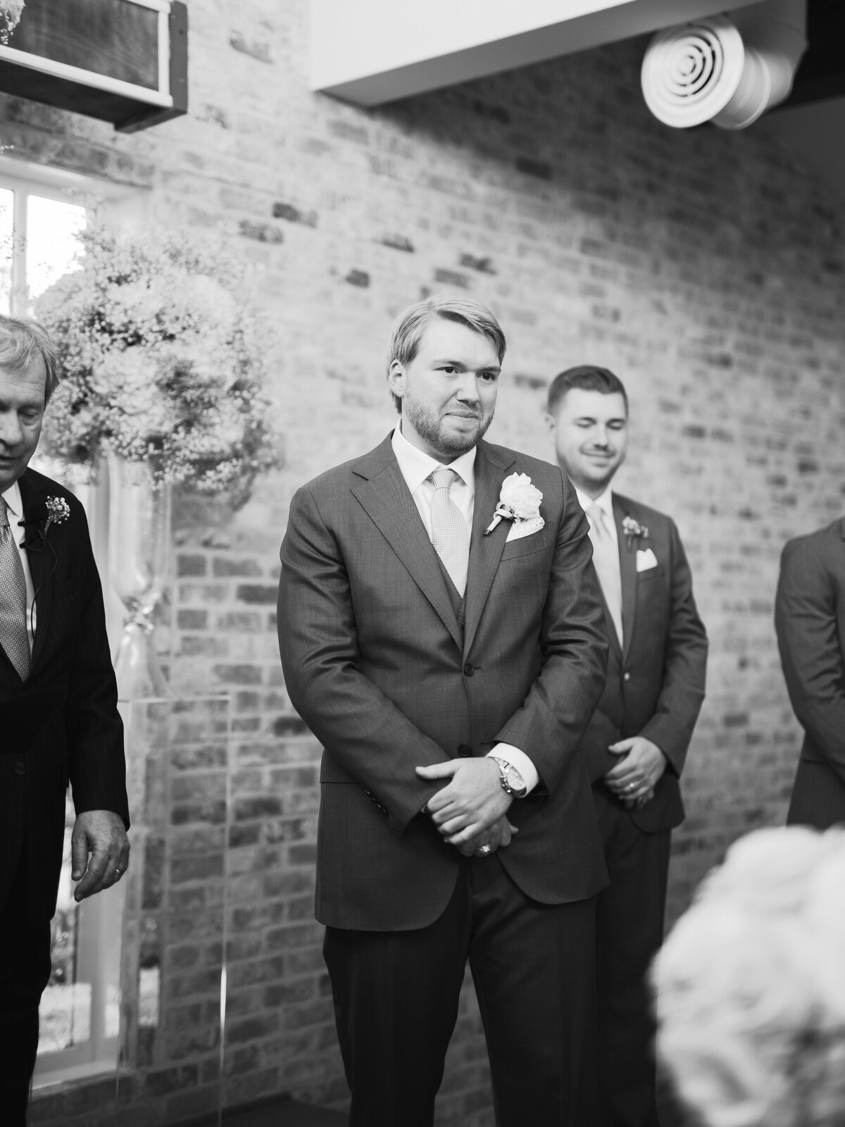 Groom and Bride during Ceremony