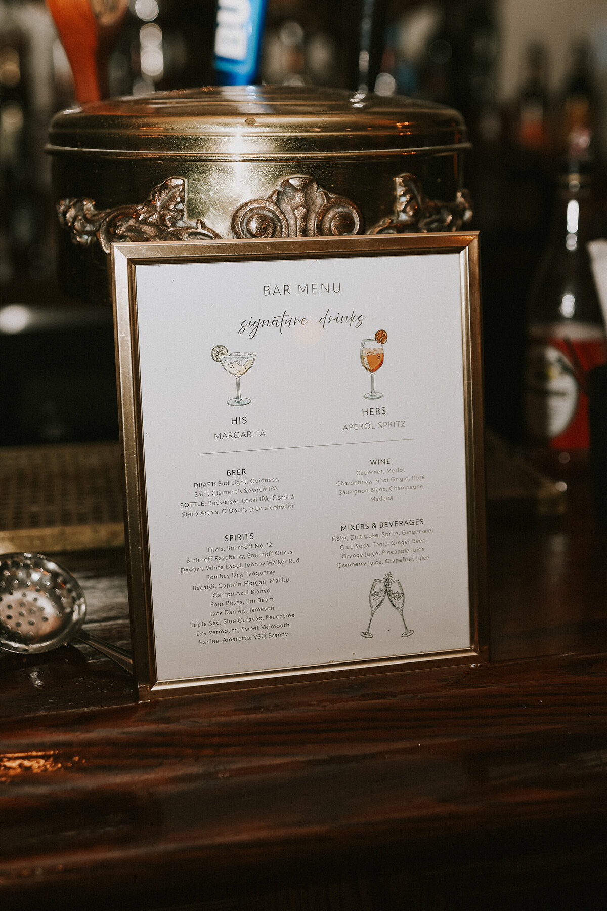 signature-drink-wedding-sign-saint-clements-castle