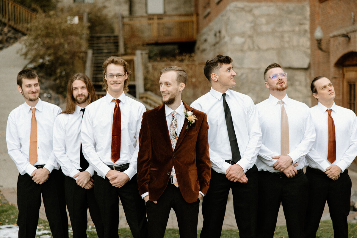 groomsmen styling