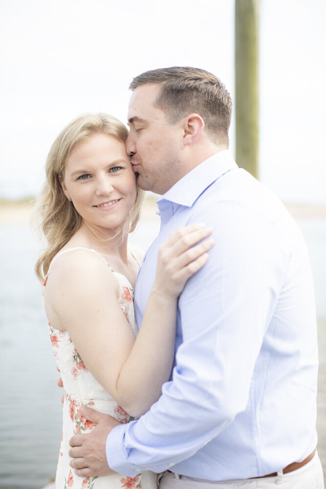 Southport CT engagement portrait of couple