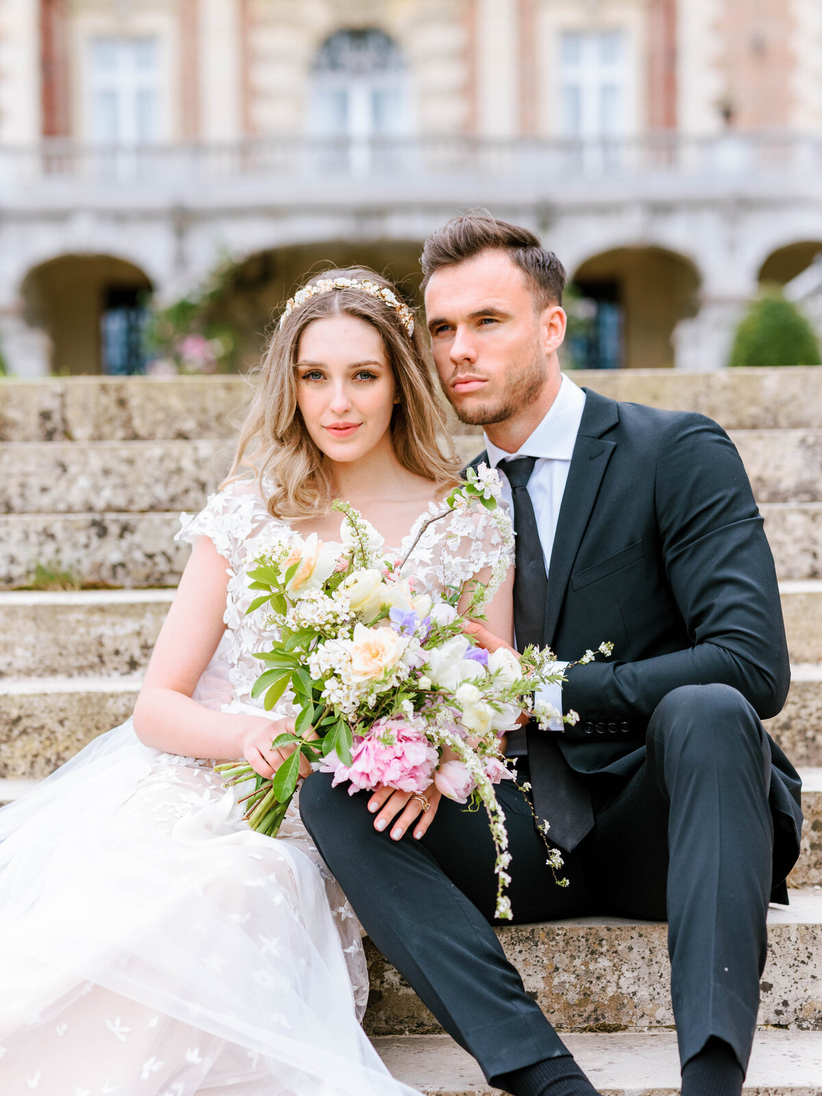 Arika Jordan Photography Chateau Boffemont Paris France Wedding Photographer-279