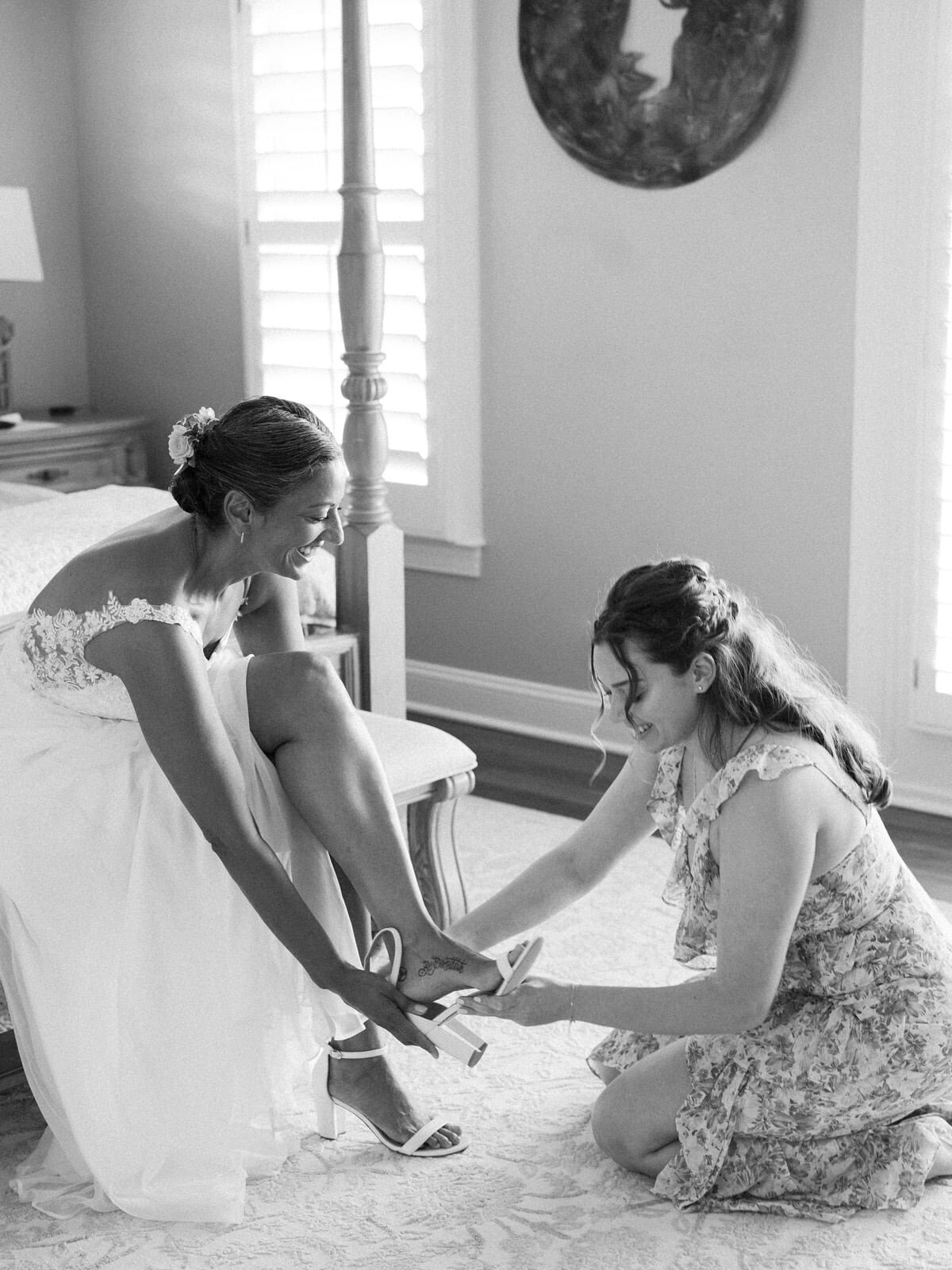 Southport NC Wedding | Blue Satin Bee 13