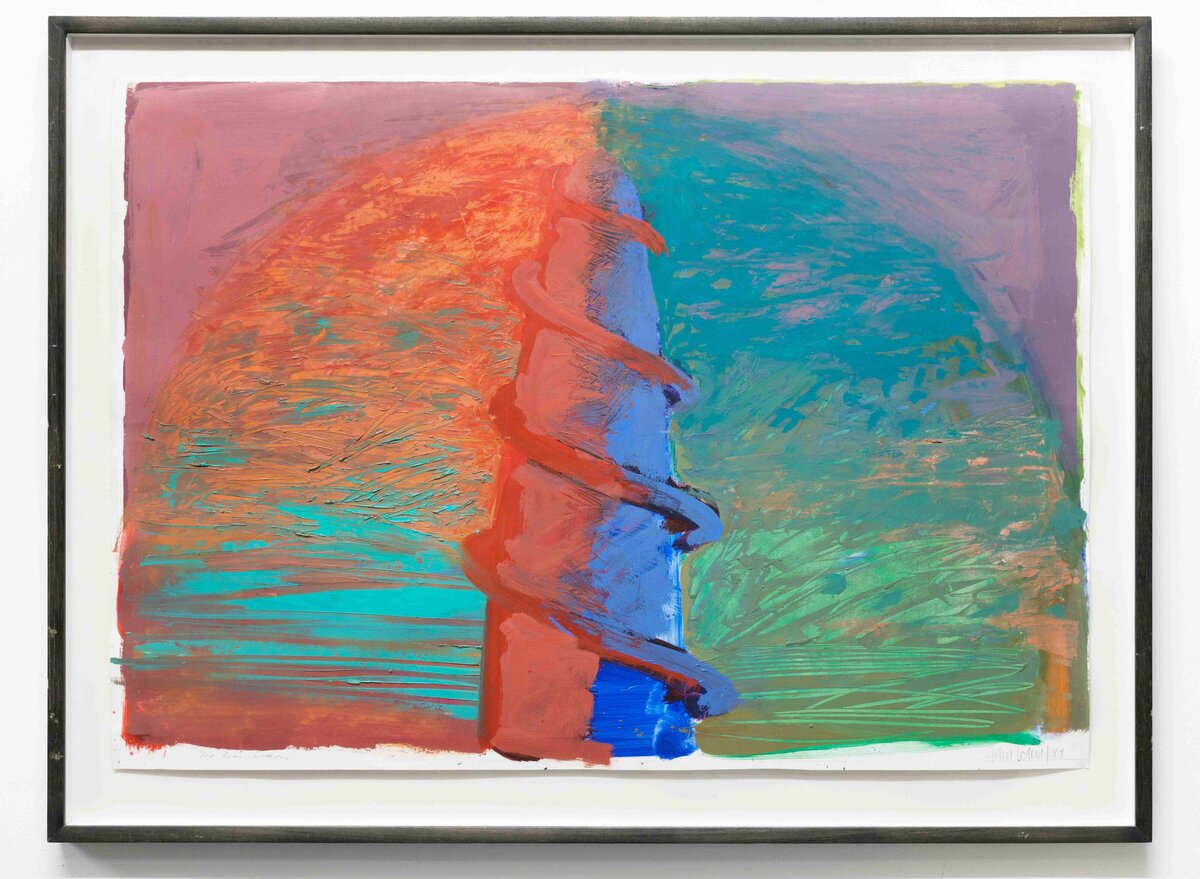 The Way Down, 1988 Oil on paper 73 x 103 cm_11zon