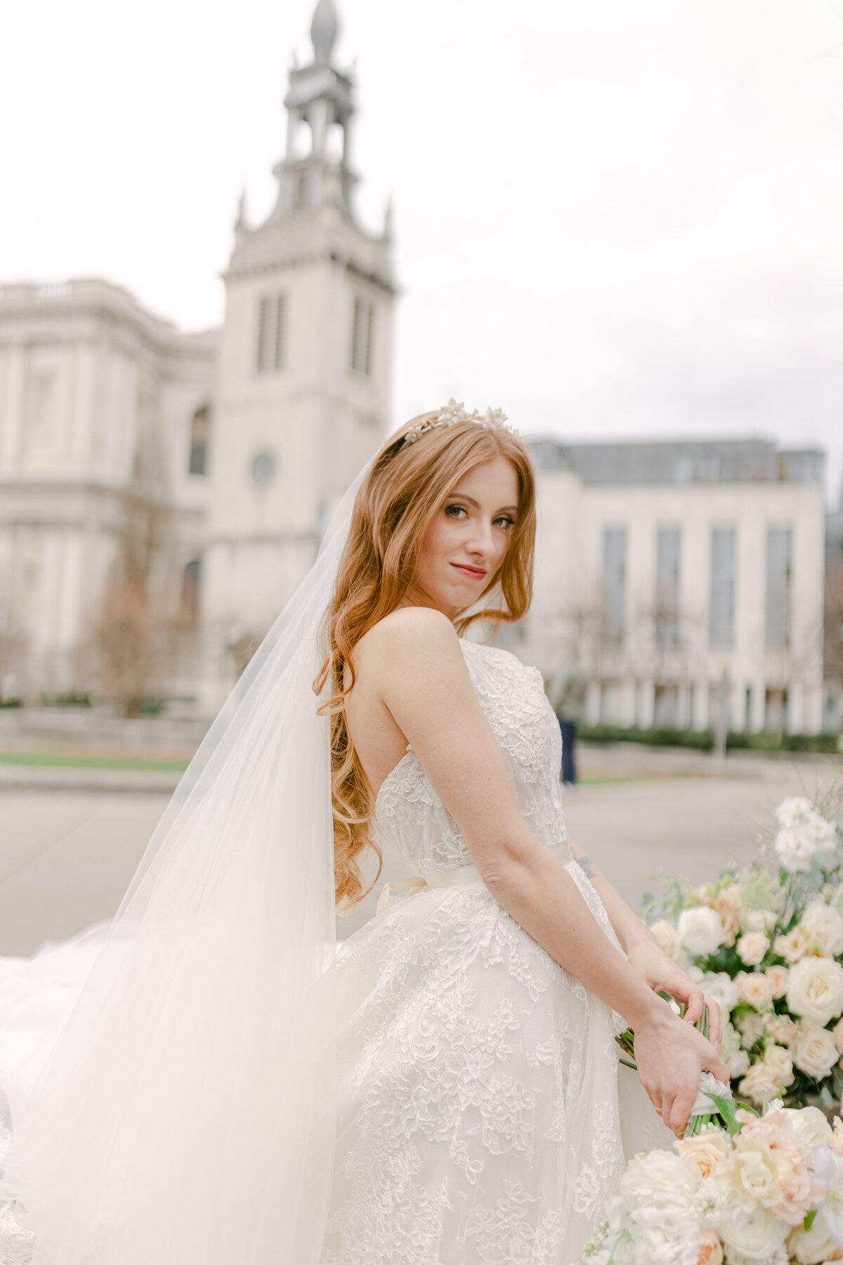 Monika - Bridal Photo Shoot - St Pauls, London - Joana Senkute Photography-36