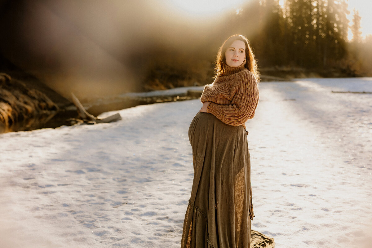 In Calgary, I specialize in maternity portraits, preserving your unique journey into motherhood. Explore the moments that define this special time with me