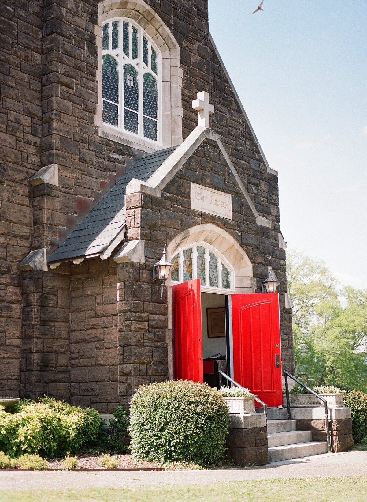 red door english church in Birmingham alabama