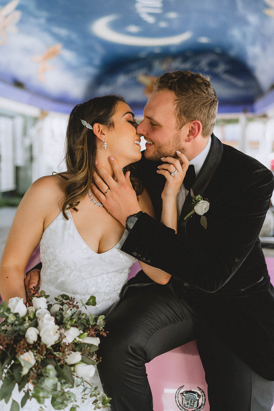 A Little White Chapel Wedding Downtown Las Vegas Elopement Photography Packages Pink Cadilliac-0003