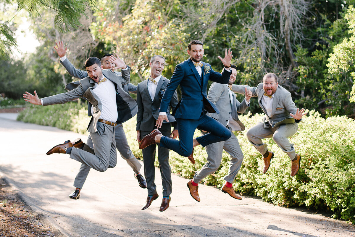 Groomsmen Shot - Ethereal Gardens San Diego Wedding Photographer