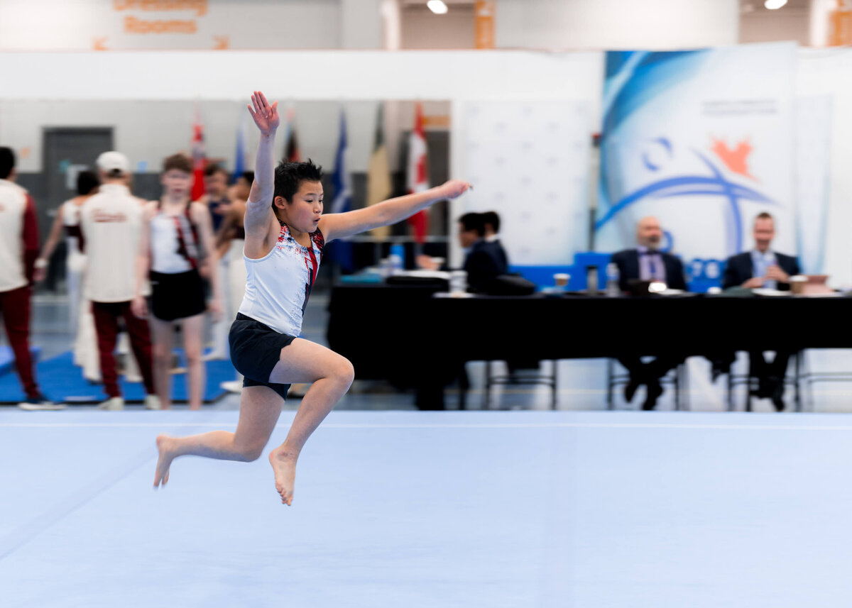 Photo by Luke O'Geil taken at the 2023 inaugural Grizzly Classic men's artistic gymnastics competitionA1_01269