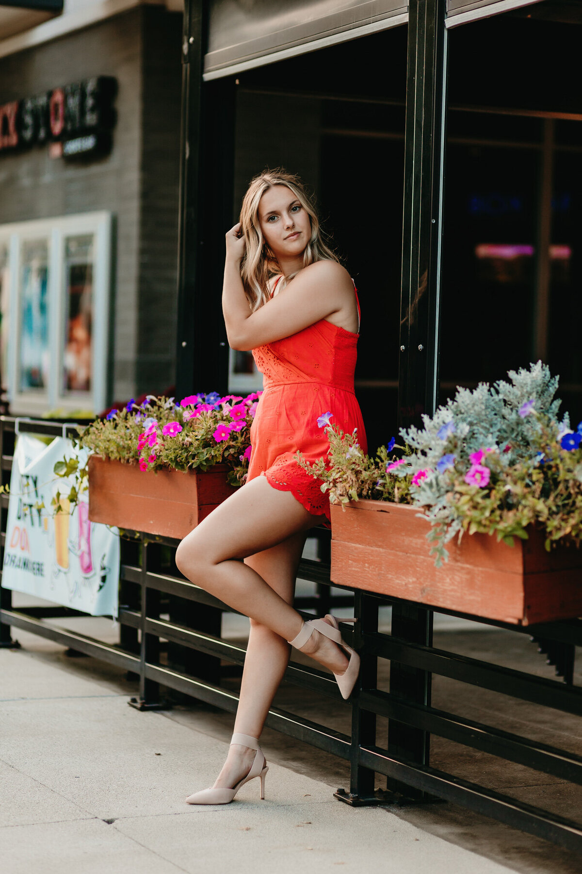 Downtown senior session Ohio