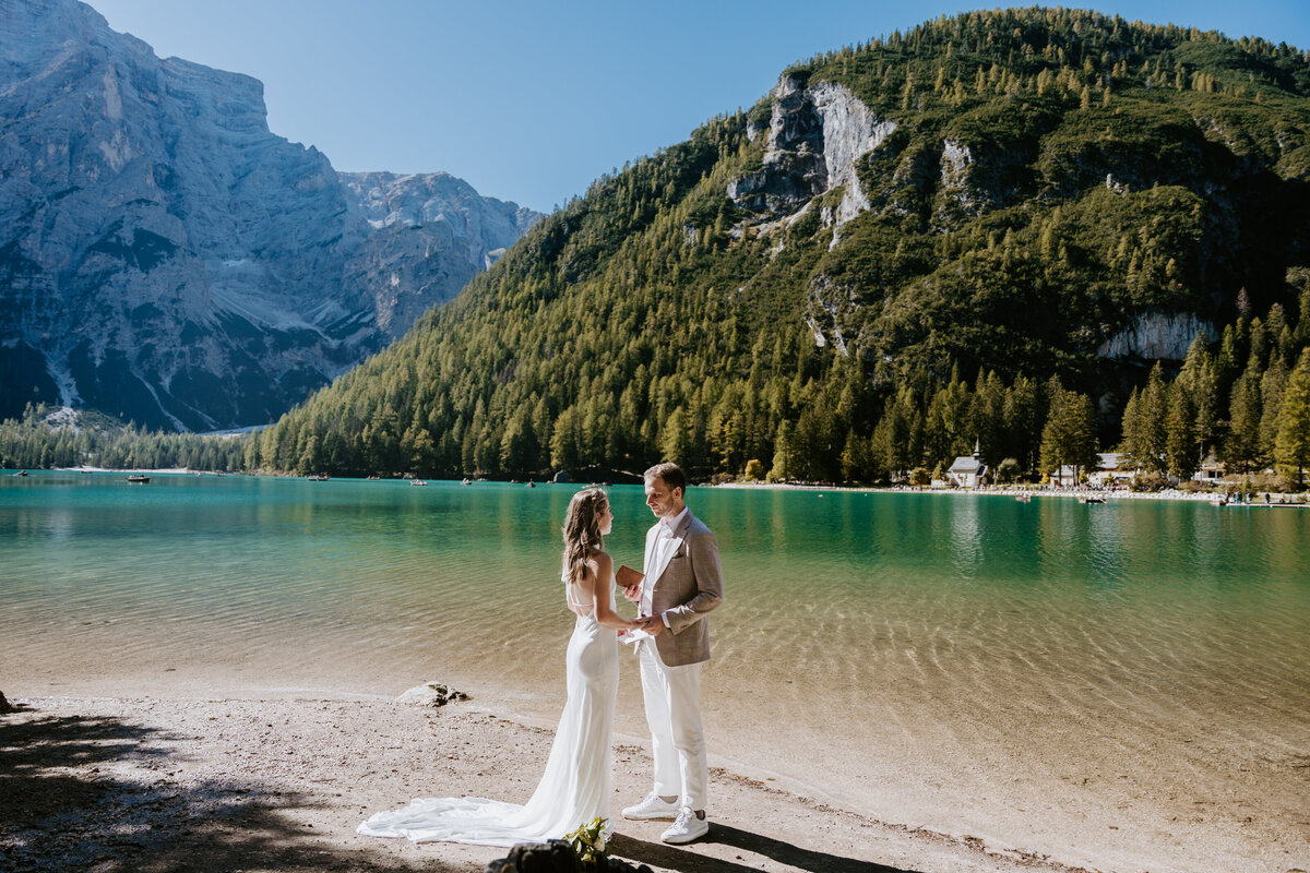 Lago di Braies Elopement -11