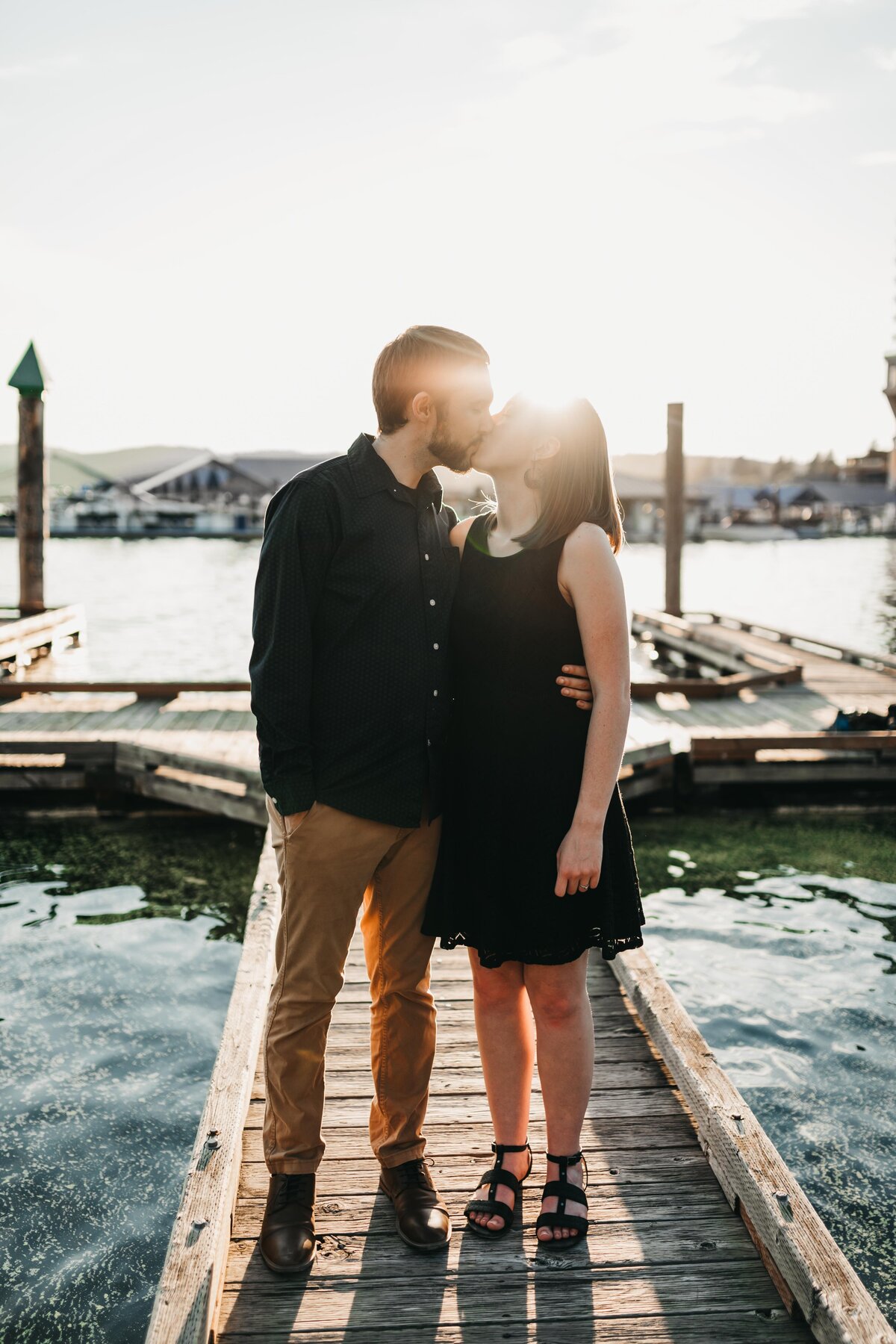 Tubbs Hill Engagement Session, Lake Coeur d'Alene Idaho Photographer - Clara Jay Photo-9