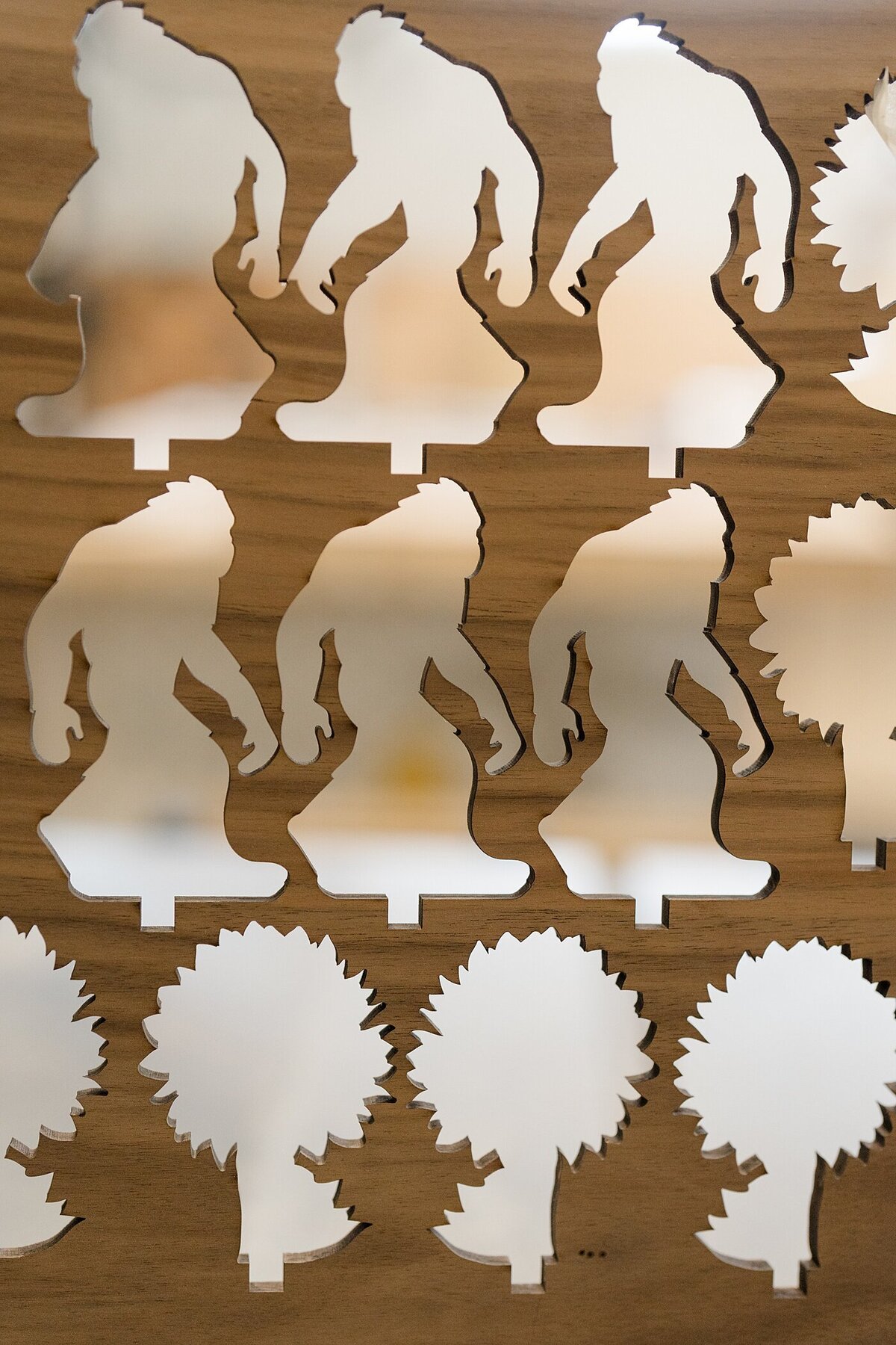 personal branding photography for small business in Columbus Ohio of wood cut outs