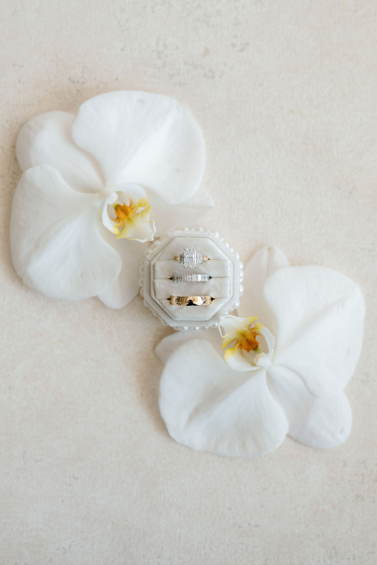Wedding Ring Flat Lay by Lisa Blanche Photography