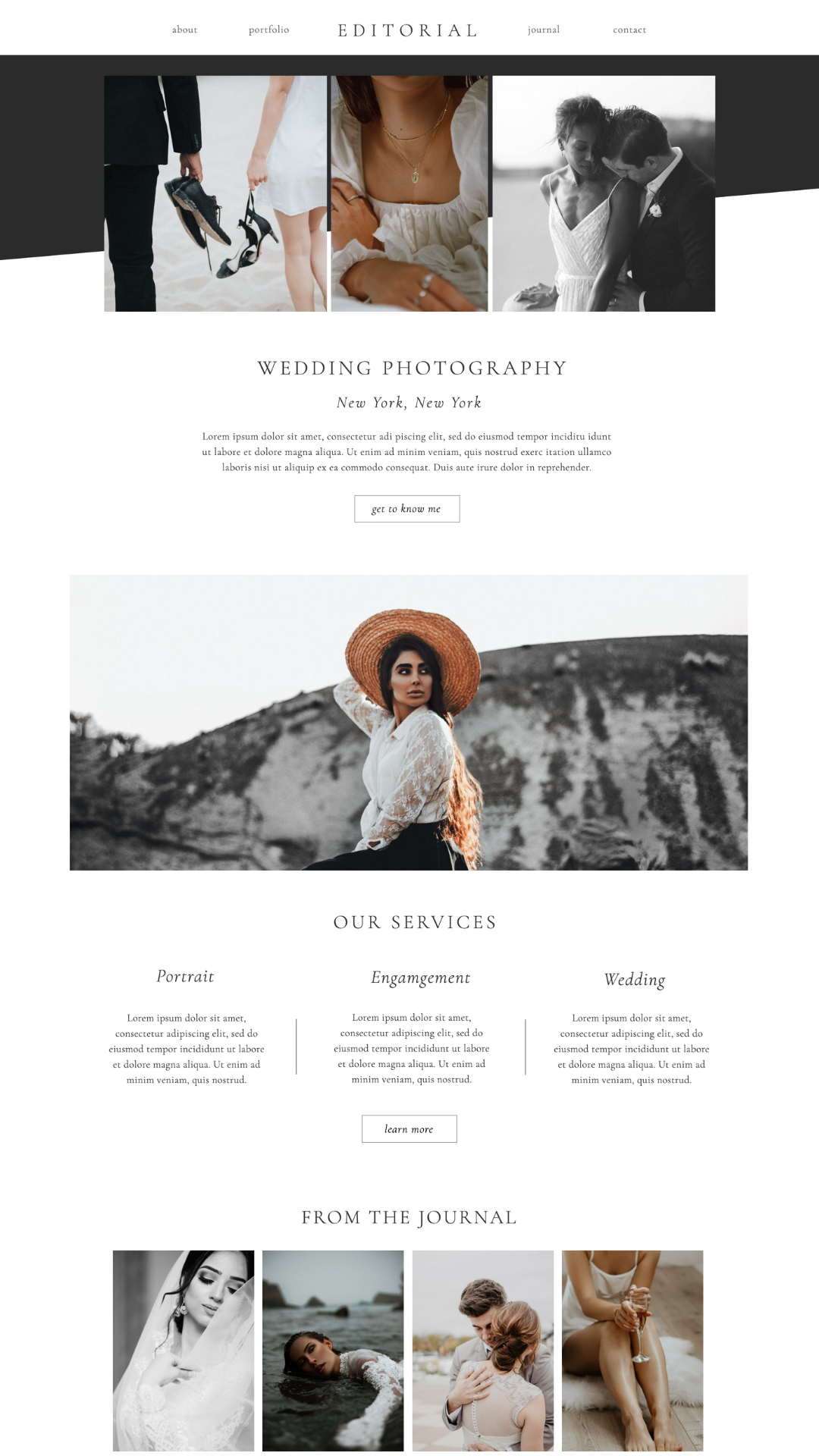 website design for bloggers, content creators and photographers