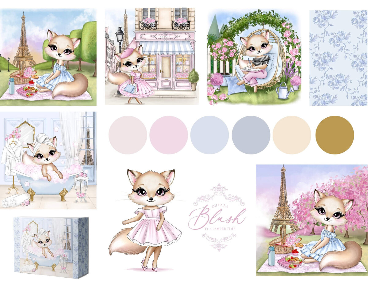 brand design blush kids company8