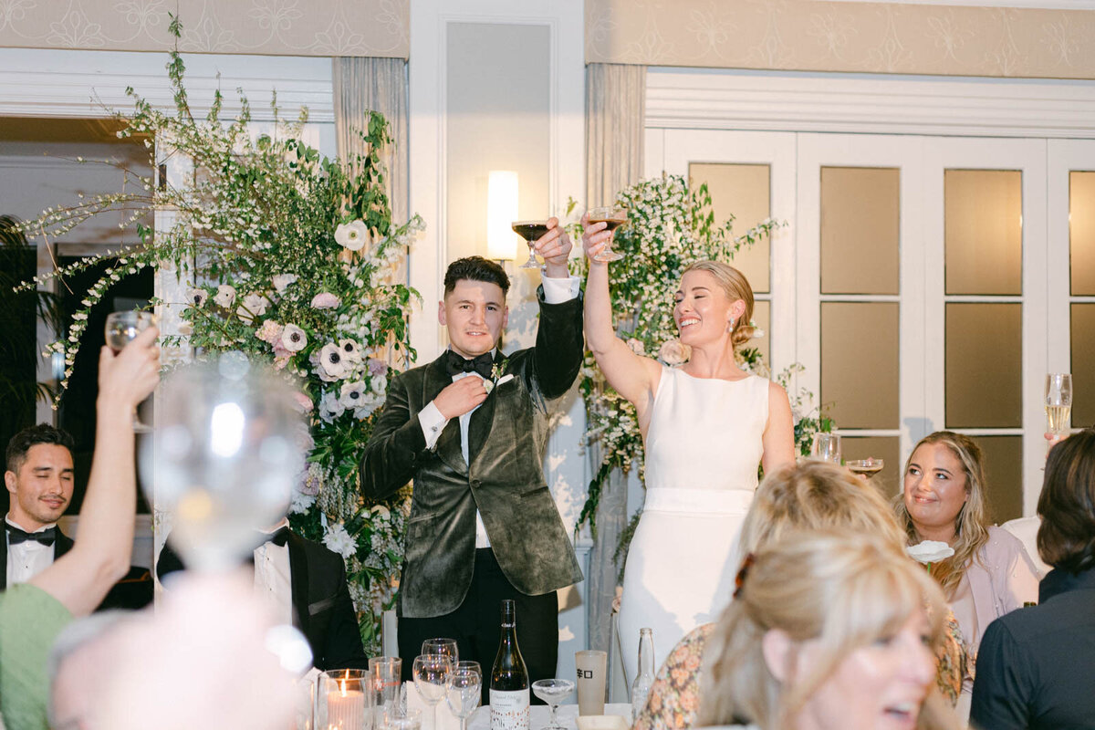 wedding couple's toast