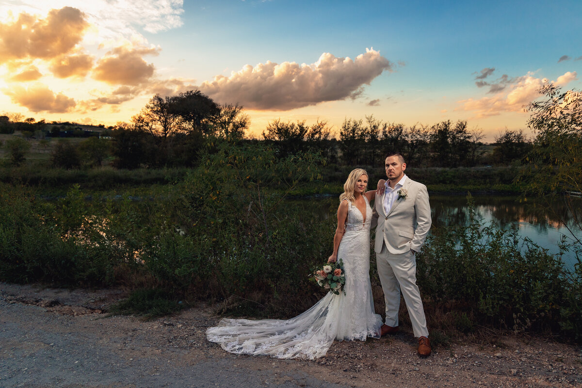 Experience sunset bliss at Two Wishes Ranch in Lockhart, Texas. An intimate, stress-free wedding with candlelit charm, gorgeous florals, and the freedom to celebrate your love your way.