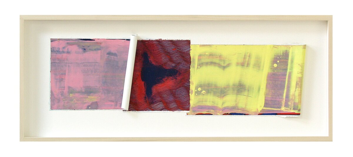 Re-Entry Home Run 3, 2008 Oil on paper 45 x 112 cm_11zon