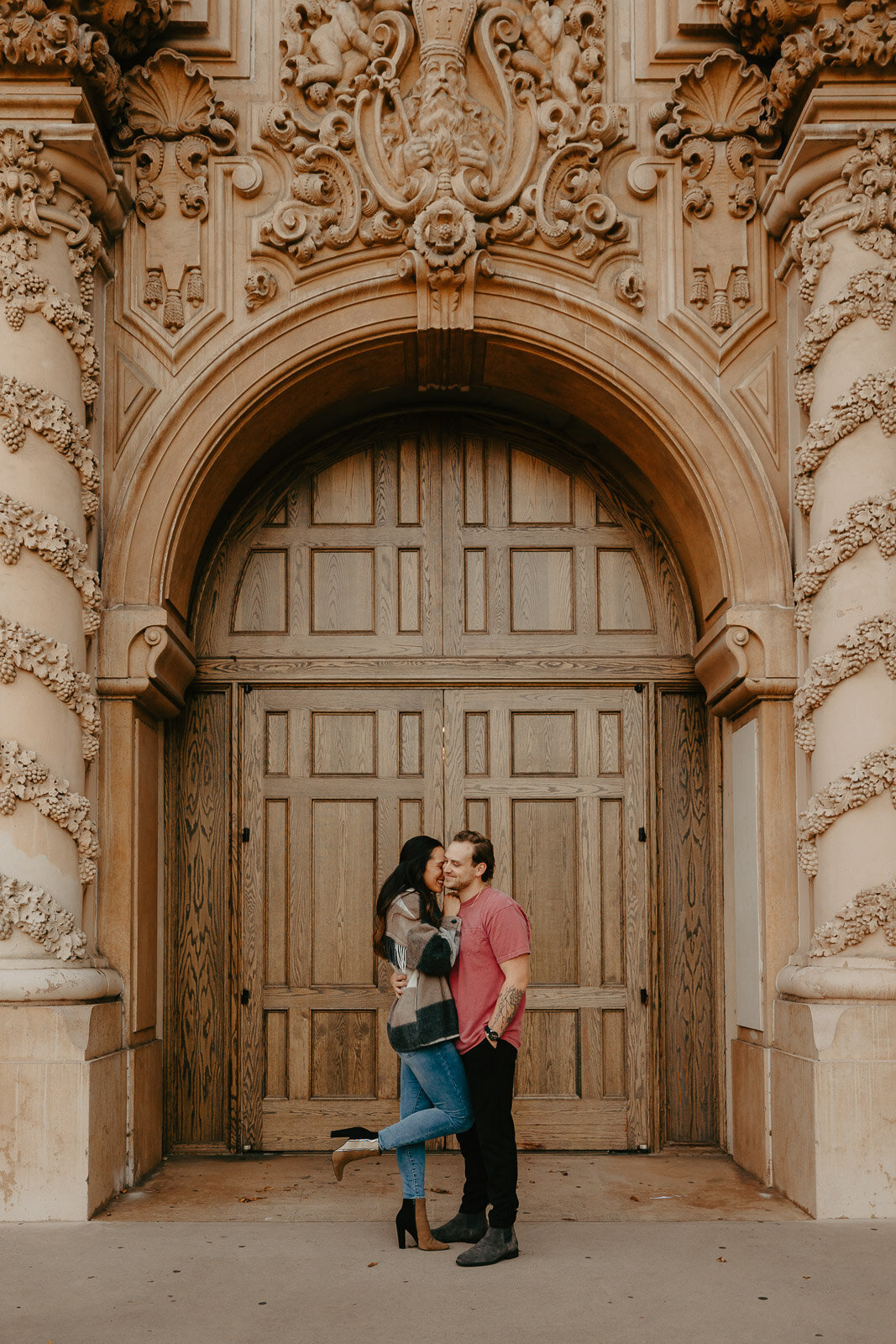 Lexx-Creative-Balboa-Park-With-Dogs-Engagement-16