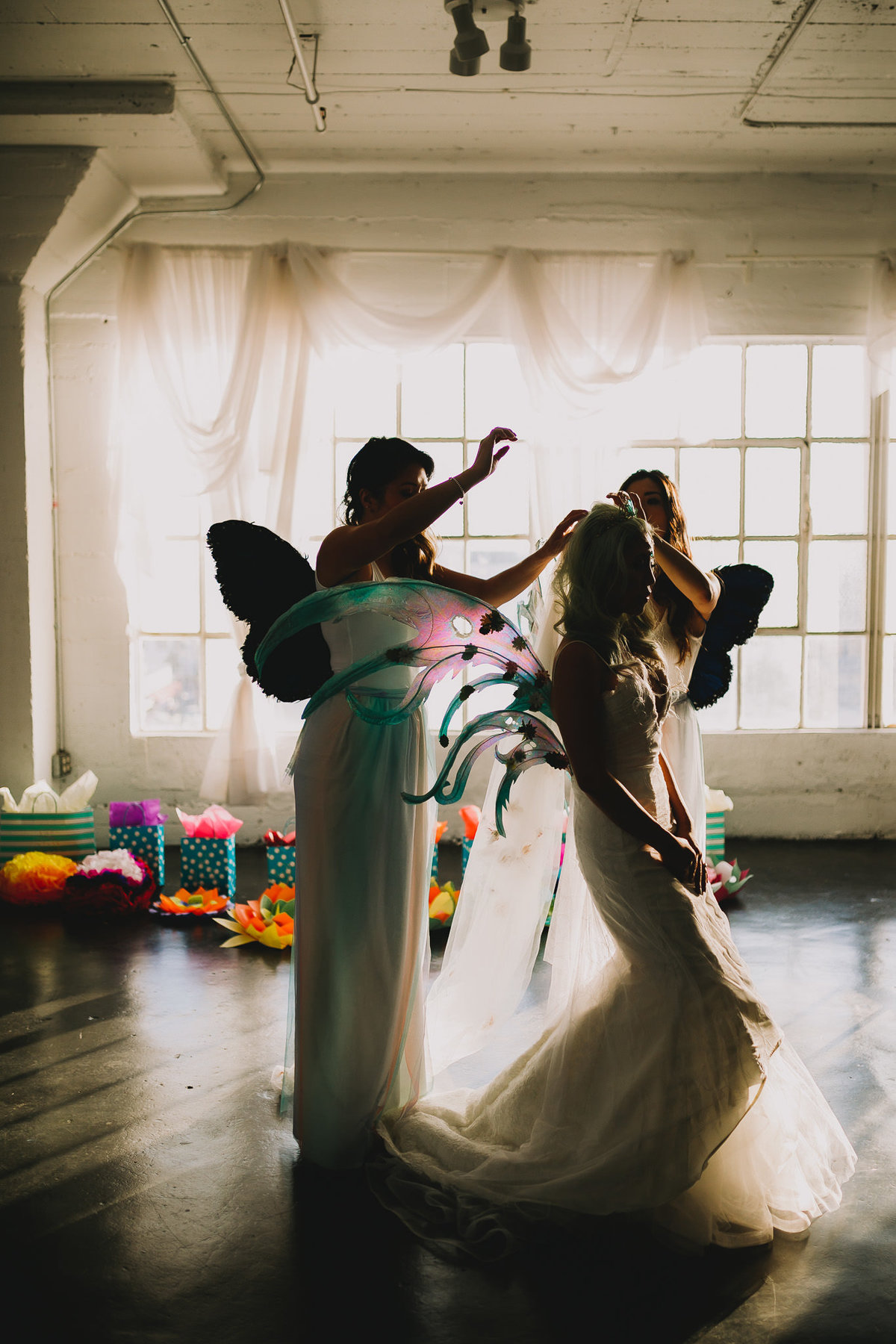 Archer Inspired Photography - Los Angeles SoCal Rooftop Wedding Art and Fashion District - Lifestyle Photographer-158