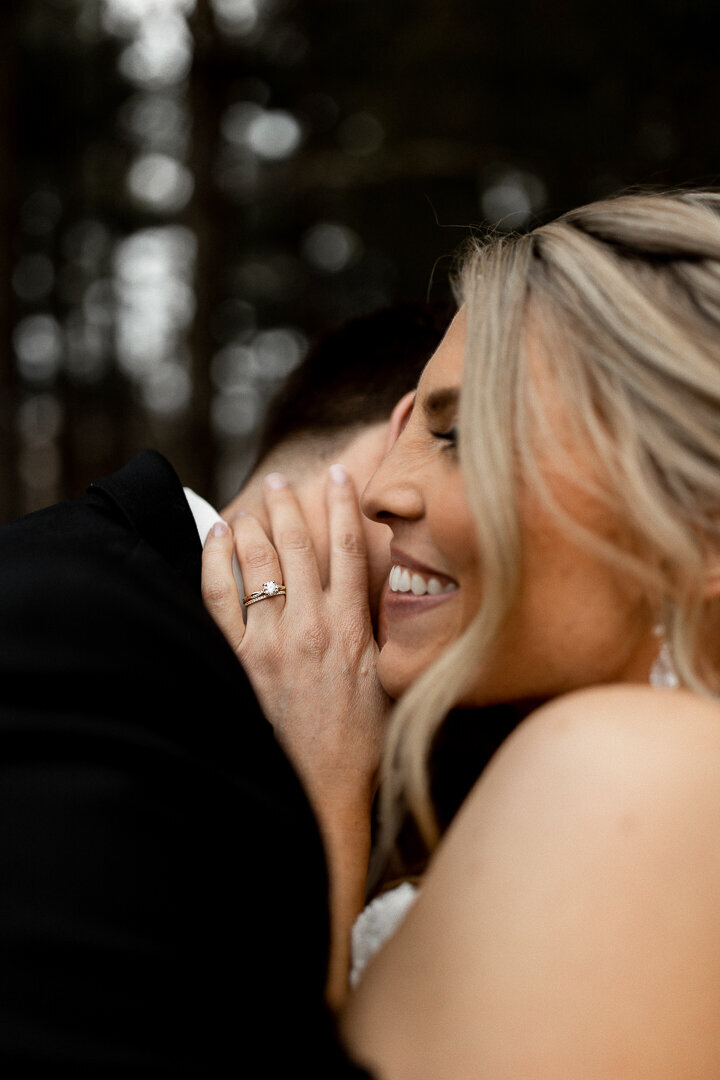 Jester Park Iowa wedding couple