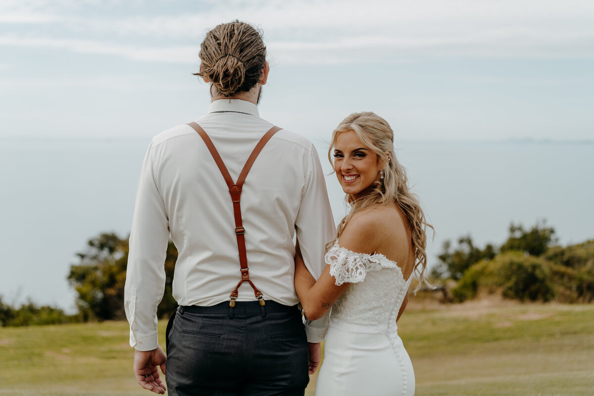 Eliza and Luke's big day by wedding photographer Mornington, Jake Grinde.