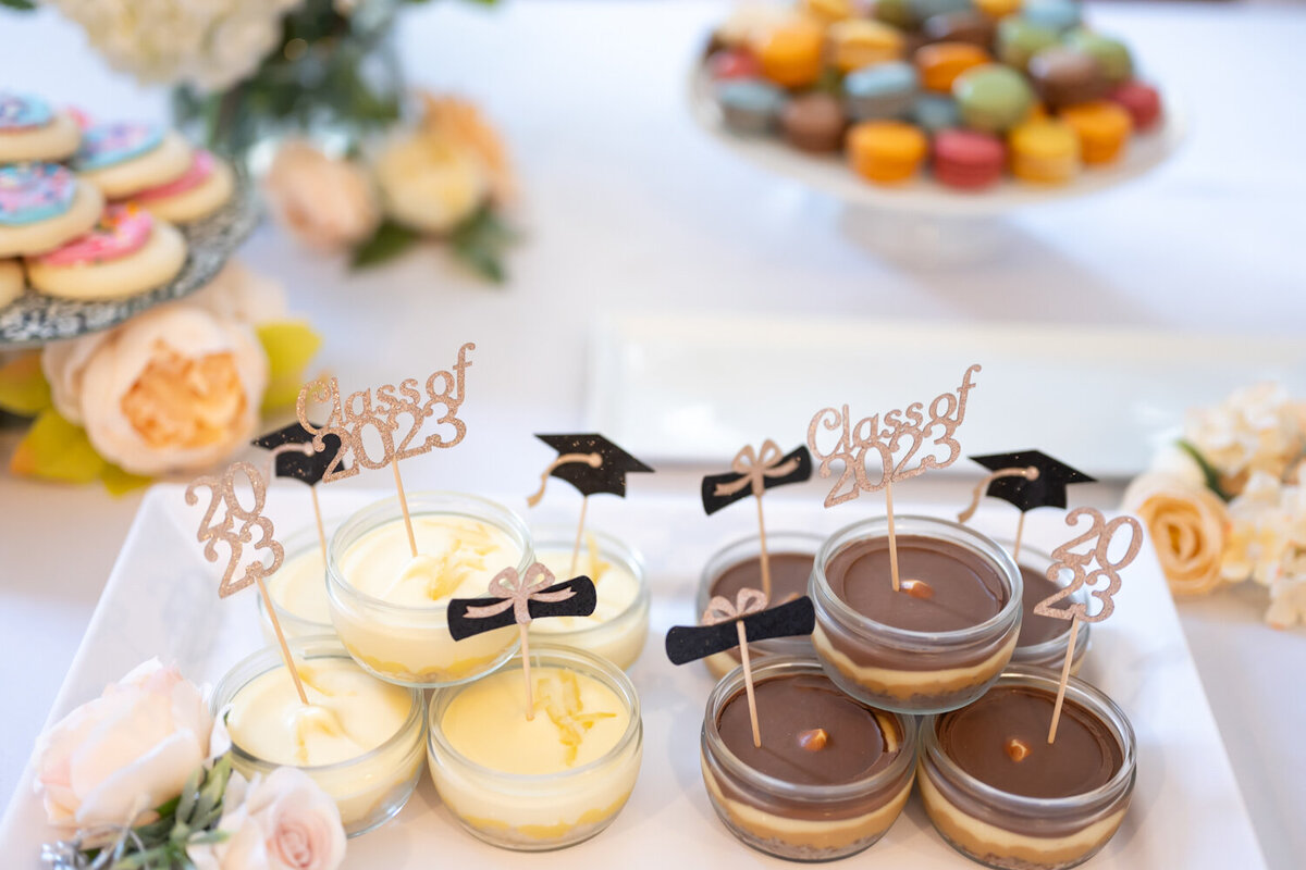 graduation party event details desserts