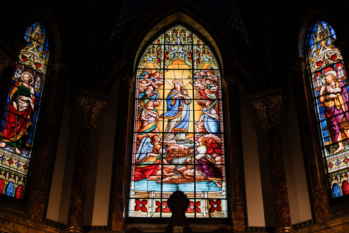 stained glass window