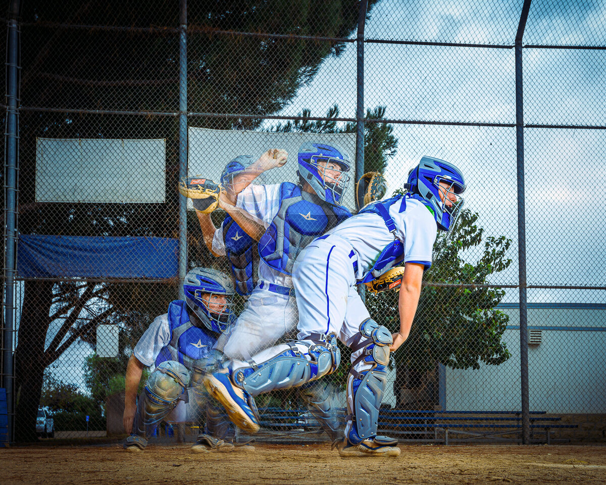 Yucaipa Cougars Baseball Motion Shot | Corey Kennedy Photography